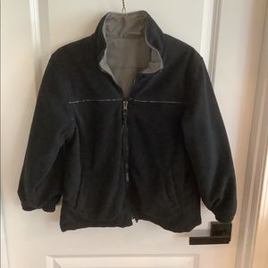 Triple Star - Reversible Jacket - Gray & Black - Boys Size Small 8